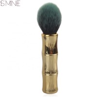 Fan Shaped Beauty Bamboo Tyrant Gold Flame Brush Makeup Brush