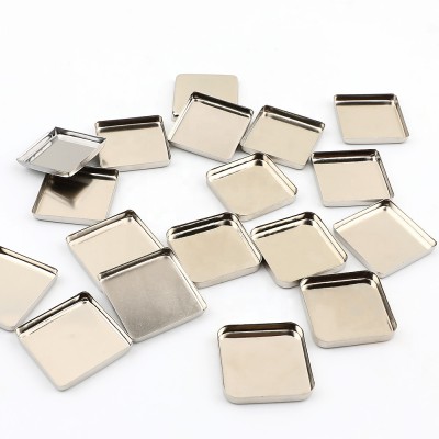 New 9 Size Silver Empty Magnetic For Eye Eyeshadow Shadow Makeup Powder Foundation Refill Palette